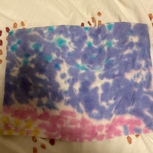 Tie dye tube top